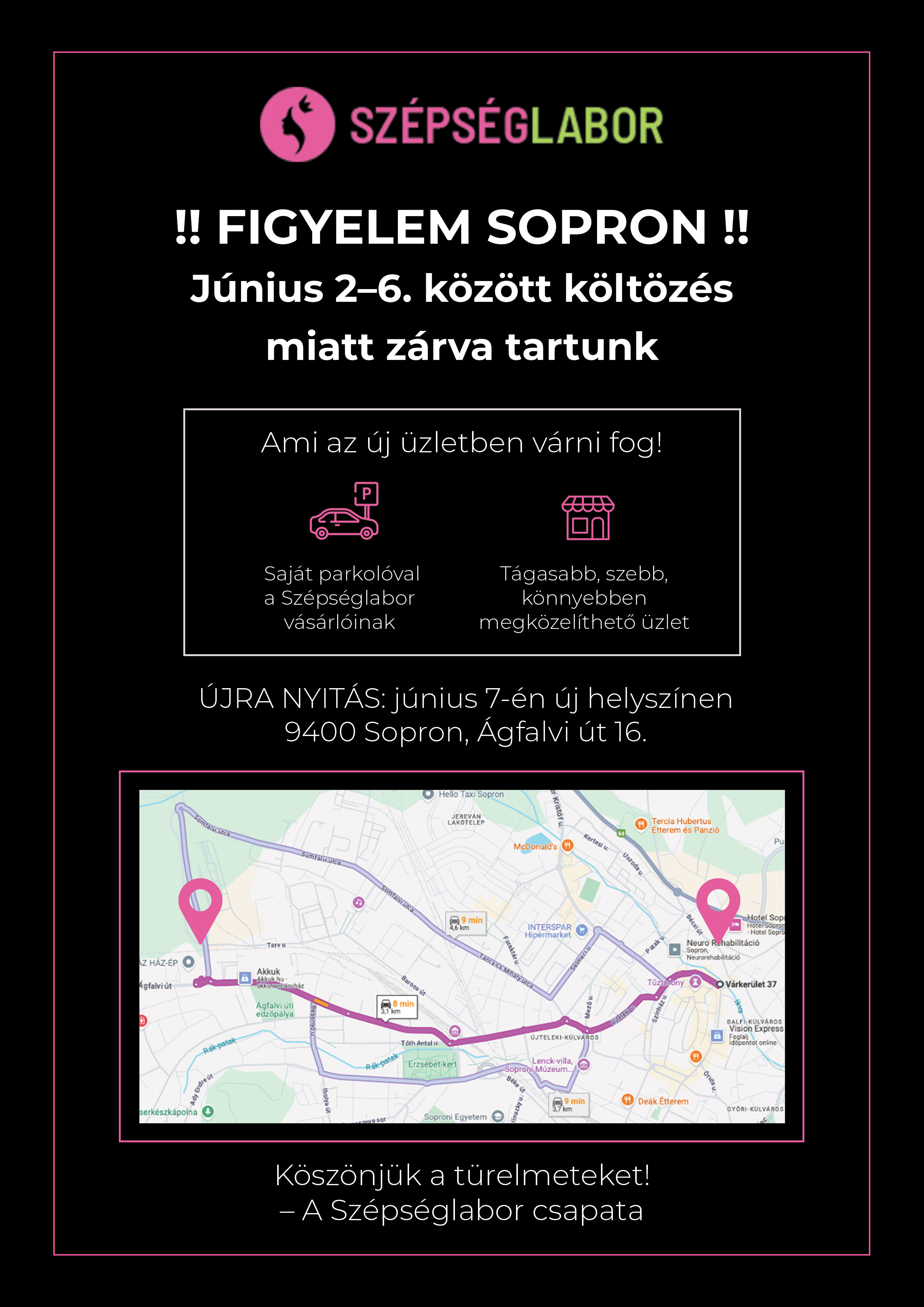 A4 terkepes sopron